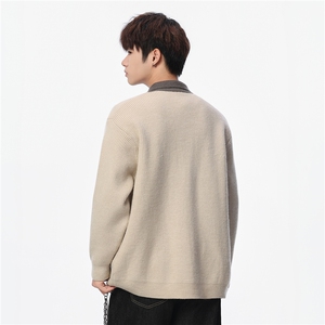 【新品】2025秋冬男士时尚休闲百搭针织连帽毛衣潮流-M175-P68图片