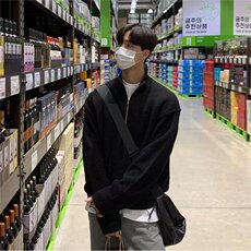秋季半拉链开衫毛衣男士帅气百搭立领针织衫上衣高领外套，男装针织衫/毛衣，星座1116A（原606A-3）