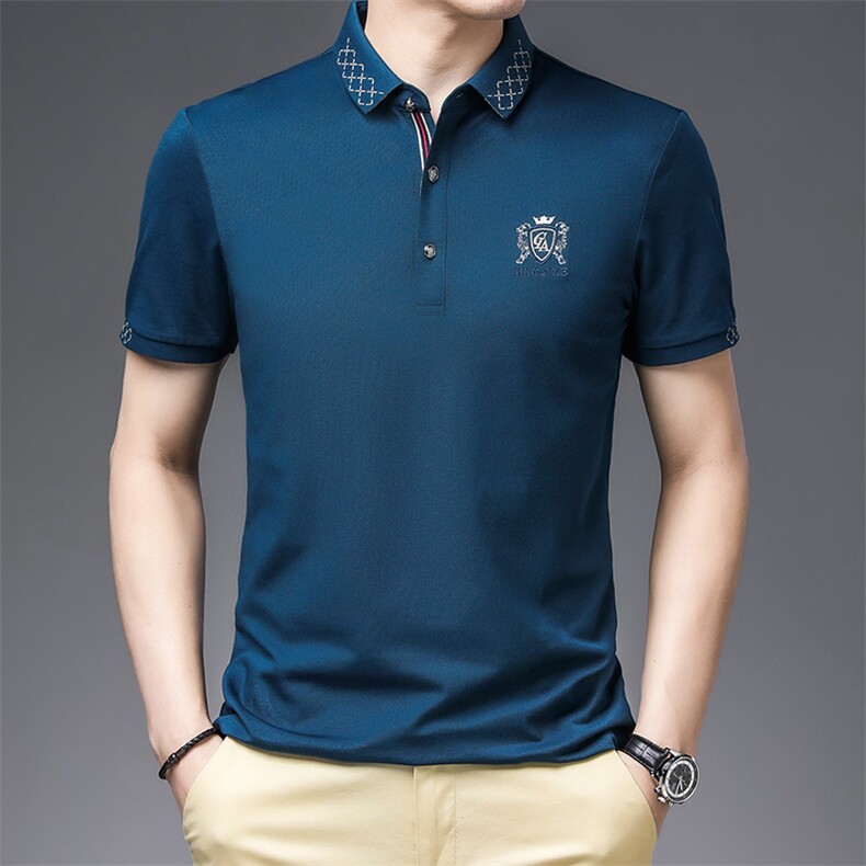AC808钱塘2020-3夏季男士精品短袖翻领休闲T恤精品主推款P53,男装T恤,钱塘207-3