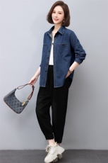 （热卖款）2024年春季休闲时尚牛仔外套，女装牛仔外套，悦见她