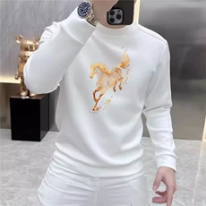 1506A/GWY70190/P41秋冬卫衣男美式马年新款圆领，男装卫衣，星座1506A