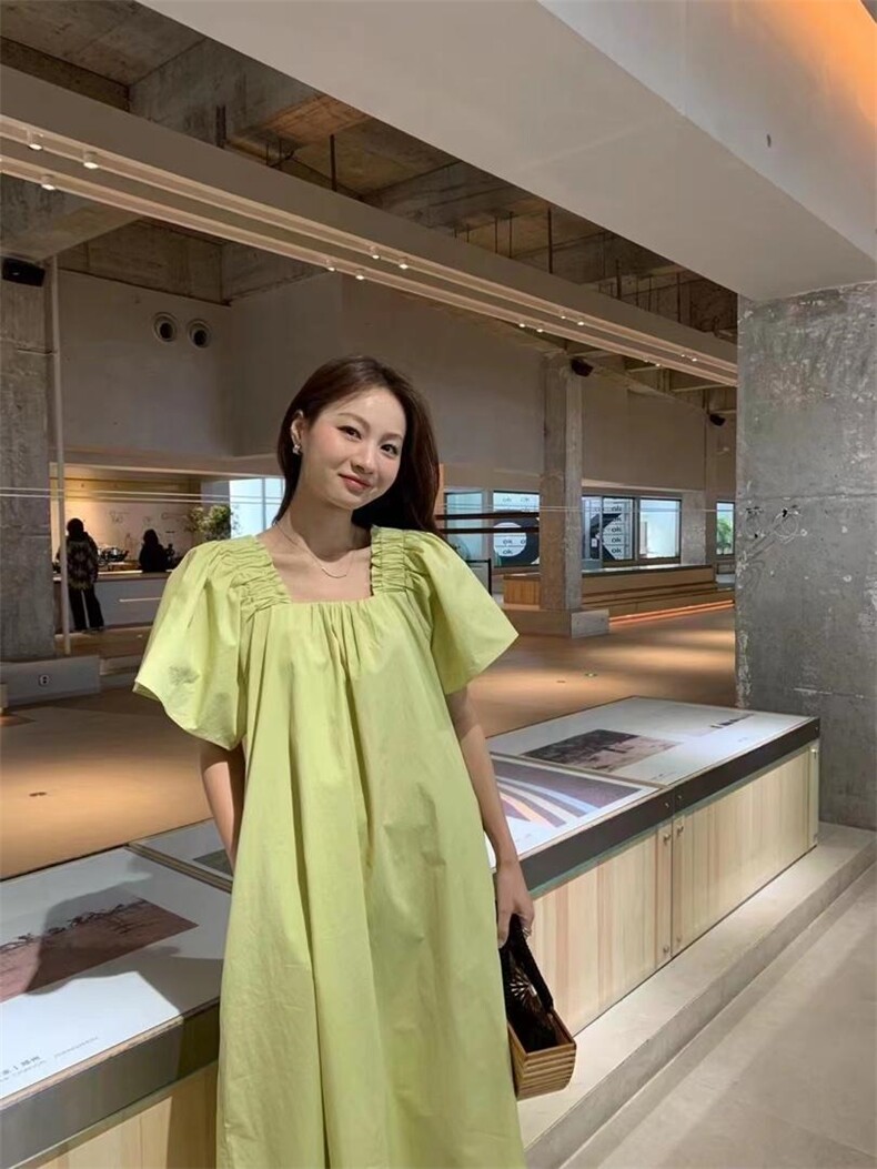 【DAVIDA】韩版压褶套头连衣裙，女装连衣裙，DAVIDA