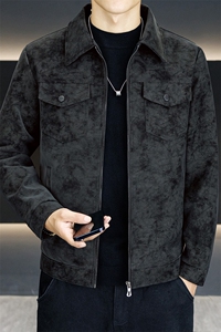 店主风潮流皮衣外套男春秋季复古百搭宽松机车服pu皮夹克潮JK2568图片