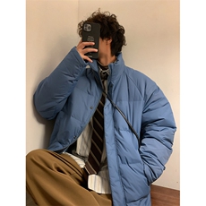 大码潮牌纯色可穿200斤直播徳物轻薄团体插肩袖羽绒服外套男，男装羽绒服，星座301D-4(原星座1004-4）