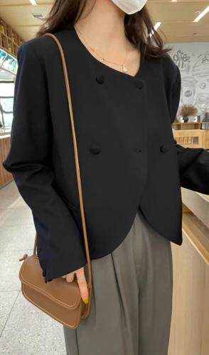 韩系短外套，女装短外套，唯品