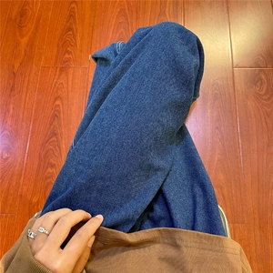 牛仔裤男秋季潮大码休闲裤子高街N6633P43图片
