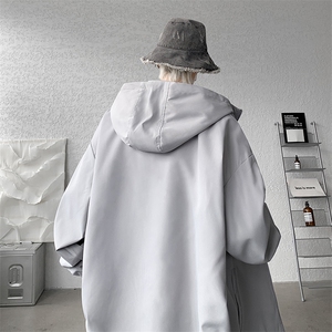 连帽夹克男大码胖子棒球服上衣外套JK65350-P45图片