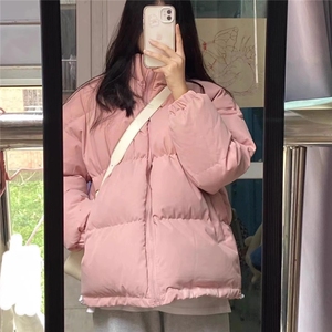 网图 立领羽绒棉服棉衣加厚韩版宽松男女情侣面包服图片