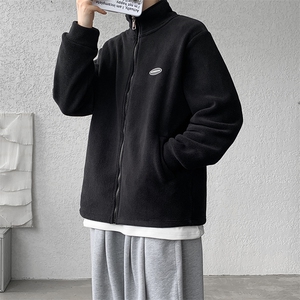 8XL-M 摇粒绒外套男奥粒绒加厚羊羔绒卫衣内胆夹克JK1314P68控88图片