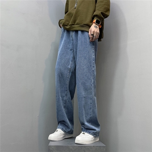 k1029-p40-控58 M-5XL 现货宽松cleanfit牛仔裤马丁靴黑暗黄泥图片