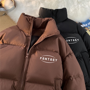 毛毯 新款秋冬时尚字母印花休闲立领棉服A247-MY505特批85控138图片