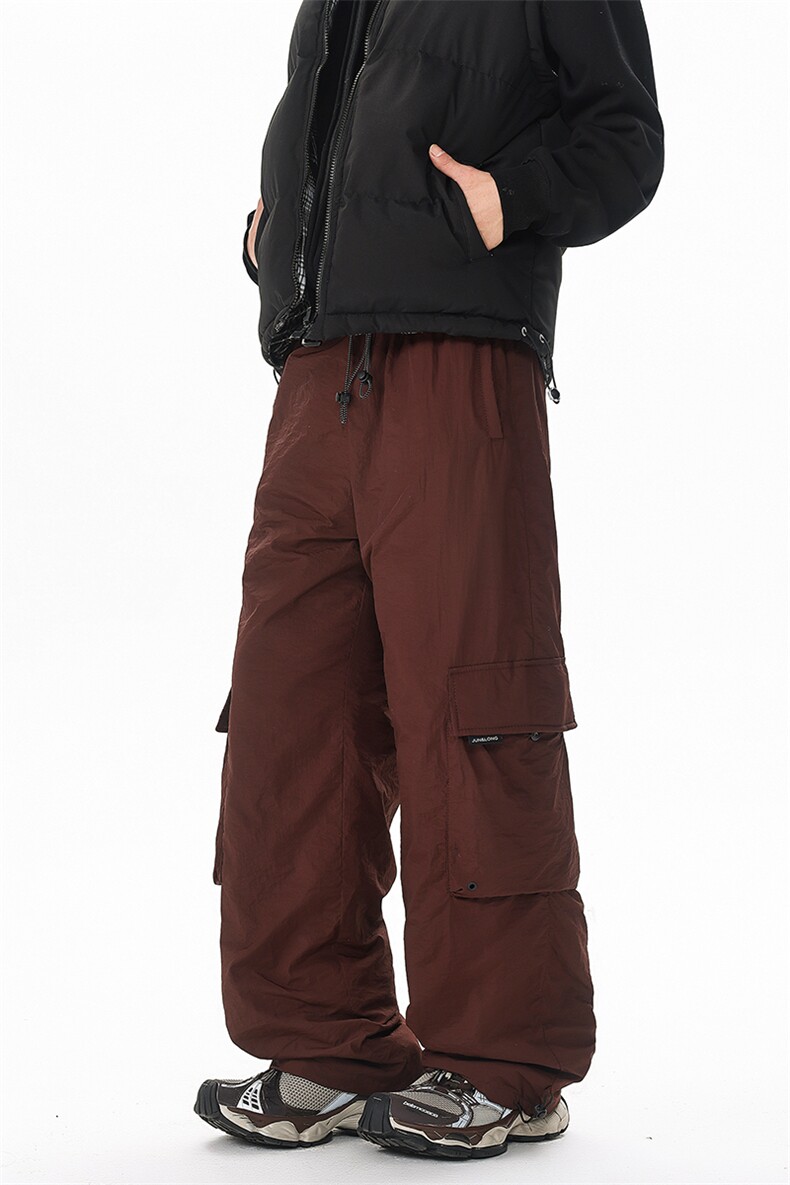 8XL-M三防登山工装羽绒裤男90白鸭绒冲锋裤子男YRK2001P118控158,男装棉裤,电商D206-1