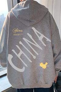 KS21208-P38 加绒-P43 连帽开衫卫衣男运动外套大码班服图片