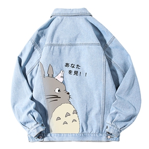 牛仔夹克男大码牛仔外套男茄克 NJ77150-P60加绒款-P75图片