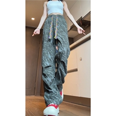 抖音品质秋季新款花色灯芯绒宽松休闲裤B315-K24299-特p35控68，男装休闲裤，电商B315