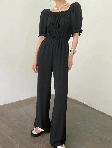 雪纺连体裤，女装连体裤，DD+(4F)