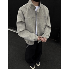 扎染p皮夹克宽松百搭外套J2599-P68夹棉88，男装夹克，星座310A-4