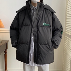 冬季港风韩版宽松加棉加厚连帽冲锋衣棉衣棉服MY6213P115控158，男装夹克，电商A268A