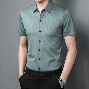 AD5826钱塘2020-3夏季男士精品商务休闲短袖衬衫P75图片