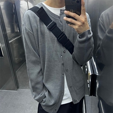 816B-KS01-P68高级感简约开衫针织衫外套中性韩ins，男装针织衫/毛衣，星座816B