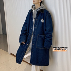 FY647J-P98-限价158羊羔绒外套长款棉服新款潮冬装流行cityboy，男装棉衣，星座116
