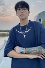 230g重磅纯棉!夏季短袖t恤男半袖男XT490-特P19，男装T恤，电商B371