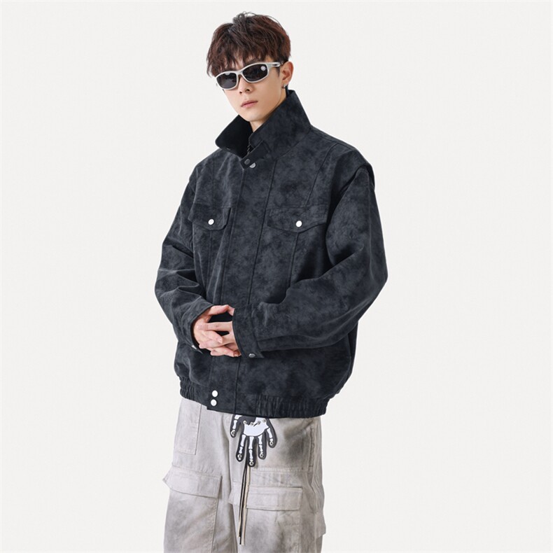 秋冬新款时尚休闲皮衣拉链外套男士JK02559-P95,男装皮衣,星座308B-2