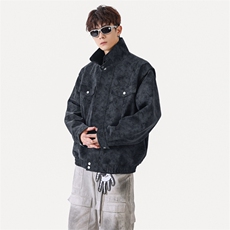 秋冬新款时尚休闲皮衣拉链外套男士JK02559-P95，男装皮衣，星座308B-2