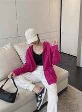 卫衣外套，女装卫衣/绒衫，SUGAN