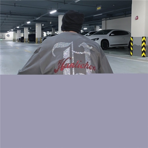 T恤潮流圆领男港风烫钻2026夏季新款短袖时尚B299-X5316-P45-控68图片