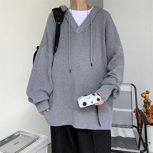 B435P42套头毛衣女秋冬慵懒宽松针织衫韩版卫衣外套小众日