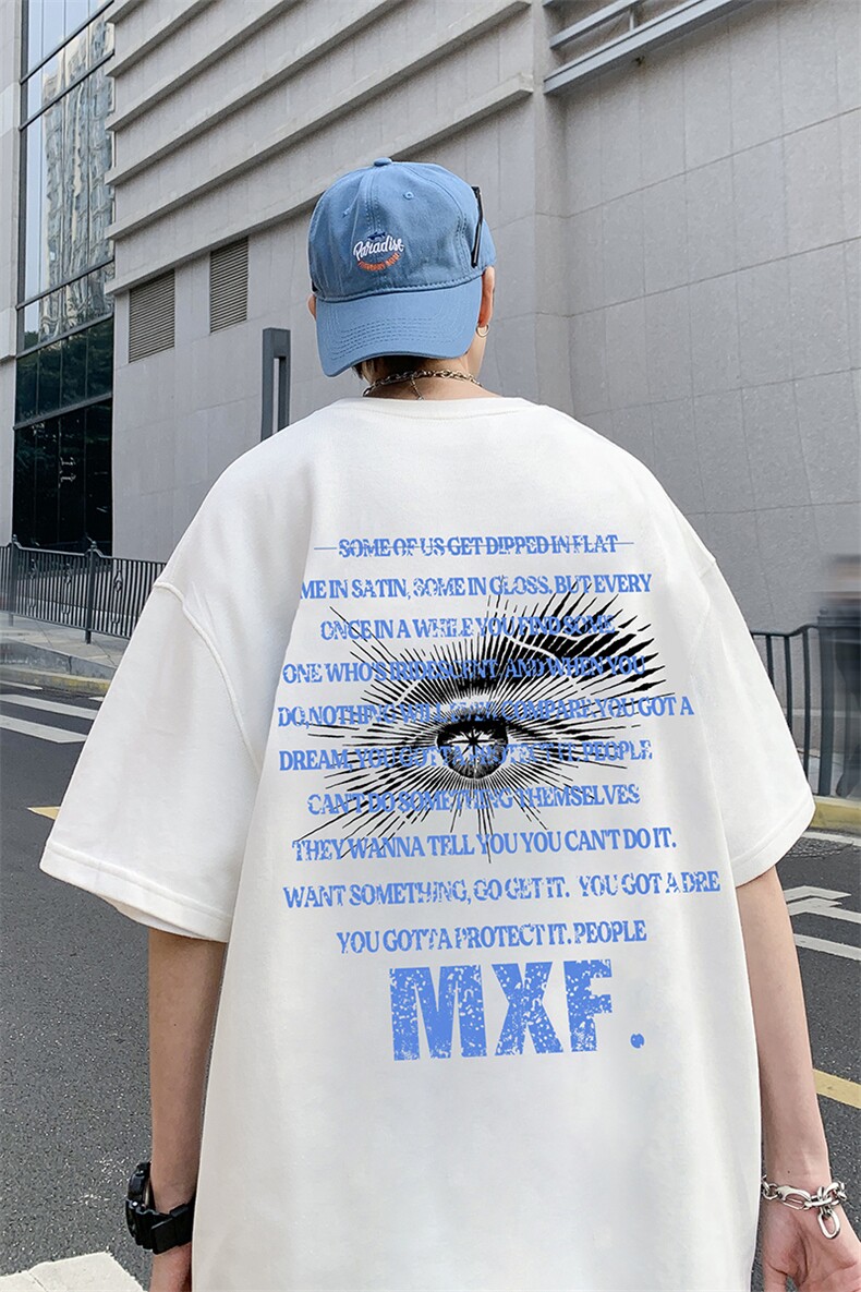 量大优可提供视频2024夏新美式短袖T恤HD019-1-T24229-P18,男装T恤,电商019-1