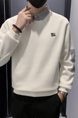 WY1391常规P60控88加绒P68控98小伙风店主假两件衬衫领卫衣，男装衬衫，电商B340