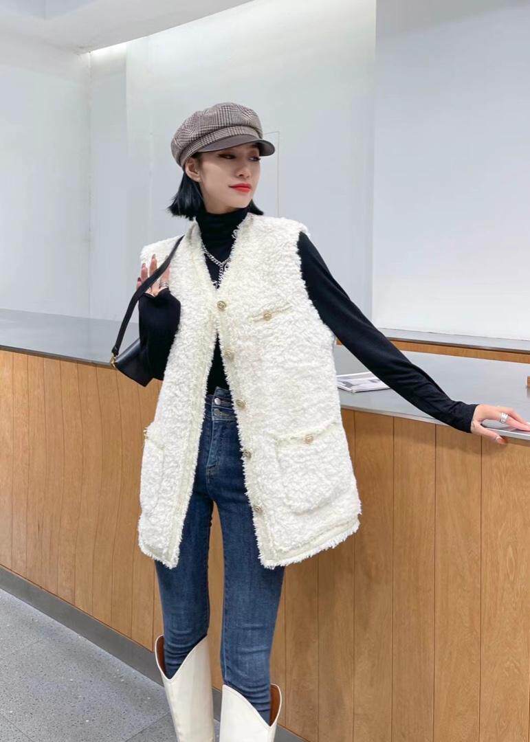 小香风马甲，女装马甲，格格+