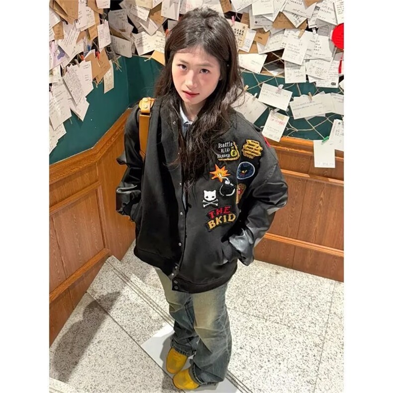 1506/QW0890/P72春秋痞帅外套男，女装短外套，星座1506