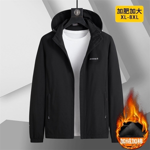 男士宽松连帽休闲棉服冬季新款御寒棉衣中年男装加厚保暖外套图片