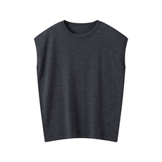 秋冬季30%羊绒70%羊毛精纺贴身宽松休闲简约马甲背心，女装背心吊带，英集羊绒