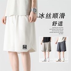 短裤男士夏季薄款外穿速干宽松休闲五分裤子贴标舒适XD2313特批35，男装休闲裤，星座718