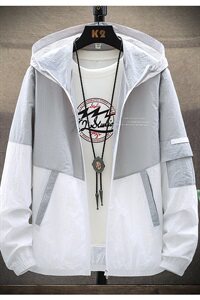 防晒衣服男超薄透气防紫外线韩版潮流夏季户外休闲男装TY601-P25图片