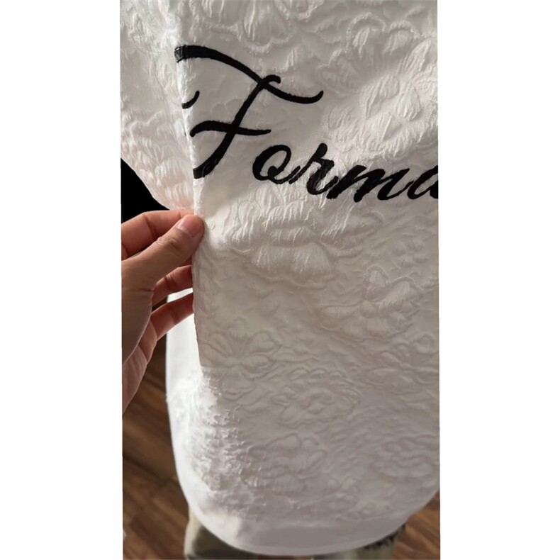 网图现货美式立体浮雕小香风提花刺绣短袖上衣t恤男女A606-P33,男装T恤,星座1505
