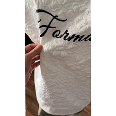 网图现货美式立体浮雕小香风提花刺绣短袖上衣t恤男女A606-P33，男装T恤，星座1505