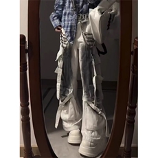 高质量美式复古做旧喷墨飘带工装牛仔裤ZK0283-P73，男装牛仔裤，星座313A(原308A-2)