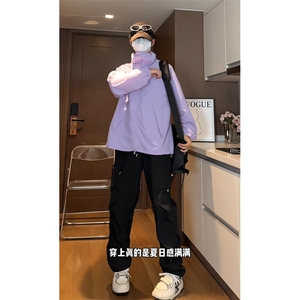 户外防晒衣防紫外线超轻薄冰丝情侣款连帽防晒服25XJ55238特批图片