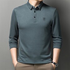 2023秋季男士休闲长袖T恤男上衣时尚新款打底上衣ZL01582-P70图片