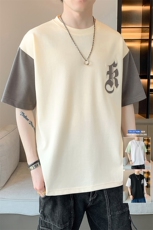 冰氧仿棉短袖店主风夏季休闲百搭字母印花男上衣TC3151-P24控48，男装T恤，星座717