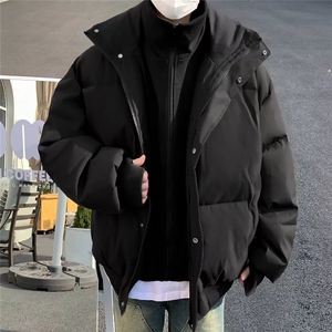 冬季新款设计款假两件棉衣男立领时尚加厚M8205-P110图片