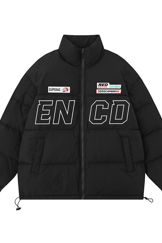 特批新款平铺时尚字母印花宽松休闲棉服A247-MY82537特批85控138,男装棉衣,电商A247-1
