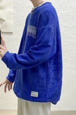 秋季港风圆领卫衣男美式做旧宽松长袖打底衫外套XZ214-8Y283P35，男装卫衣，星座1204-3
