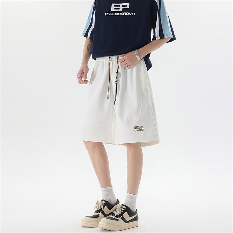8XL-M抖音品质特大码ins潮流亮色休闲短裤印花五分裤DK1521P35,男装休闲裤,电商D206-1
