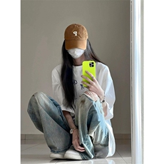 网图有货夏季复古扎染废土风阔腿破洞宽松牛仔裤男女A379-P58，男装牛仔裤，星座1505